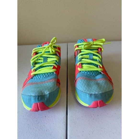 Reebok Sublite Duo Teal Pink Neon Flow Trainers Running V60454 Women's 6.5 EU 37 - Picture 2 of 16